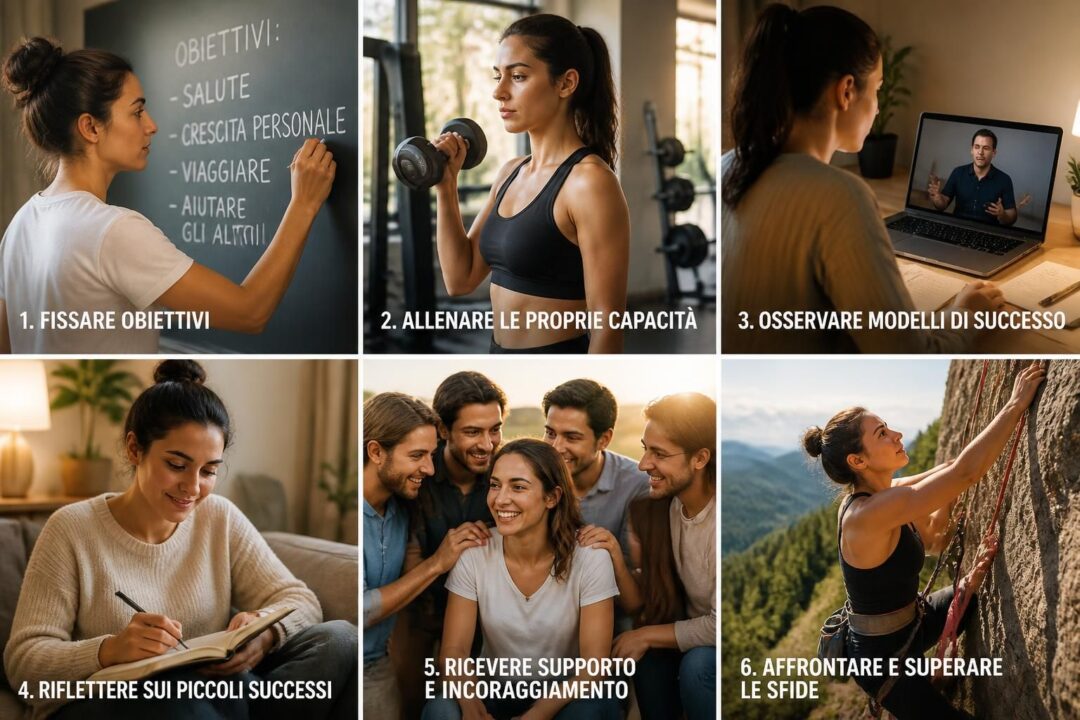 scopri 6 strategie pratiche basate sulle teorie di bandura per aumentare la tua autoefficacia e migliorare la fiducia in te stesso.
