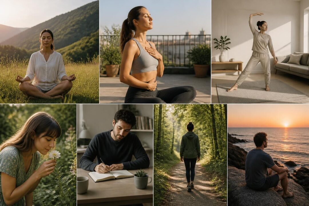 scopri 7 esercizi di mindfulness pratici e veloci da 5 minuti per iniziare oggi a vivere con più consapevolezza e serenità.