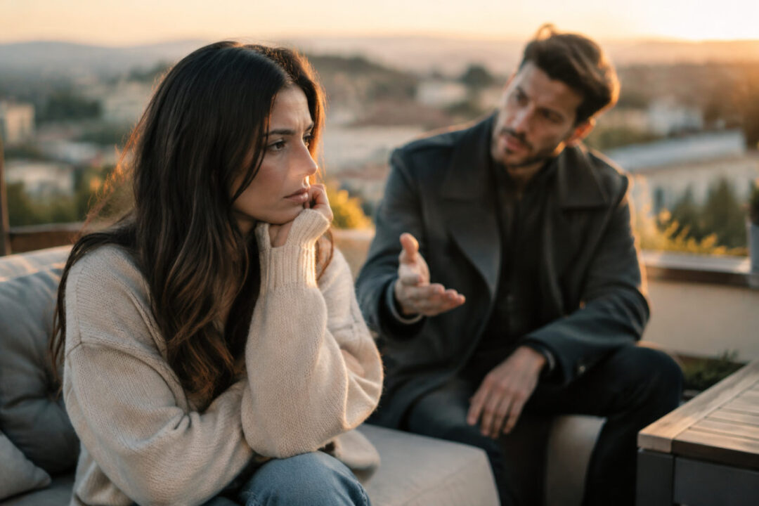 Donna fissa il telefono pieno di messaggi insistenti, ecco come torna un narcisista